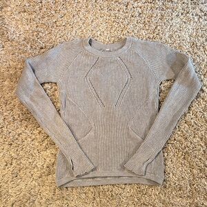 Lululemon Grey Knit Sweater